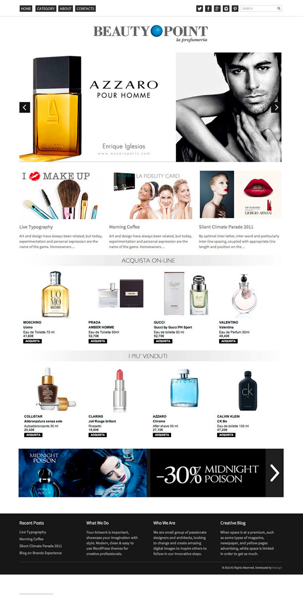 Beautypoint / website / 2013