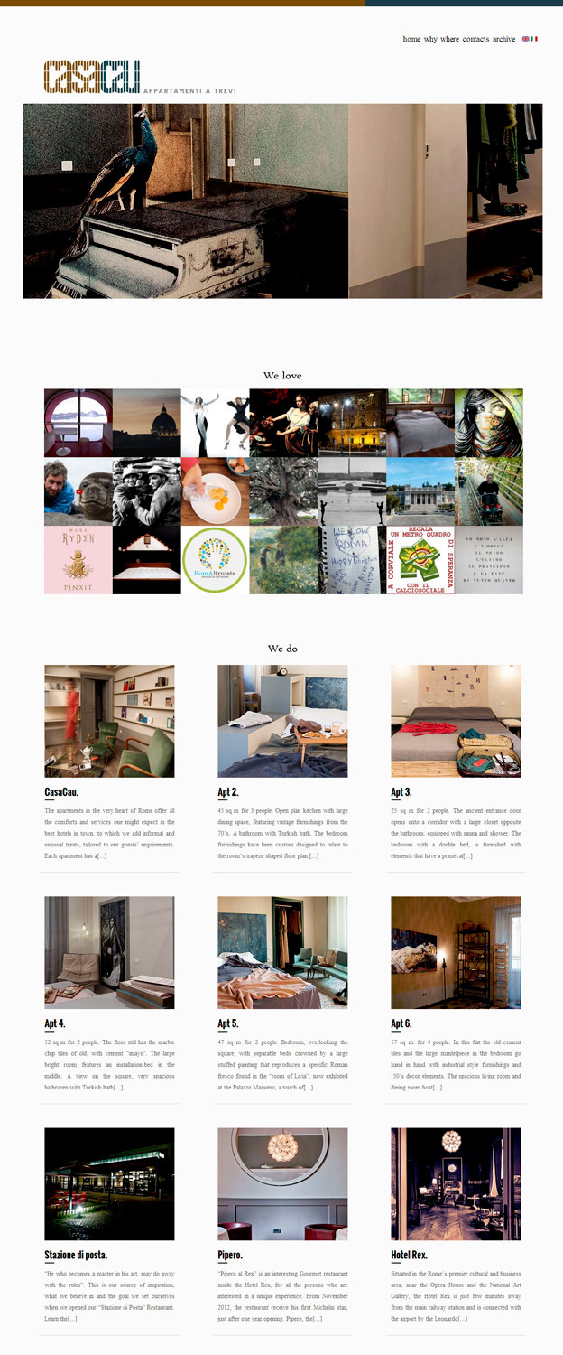 Casacau / website / 2014