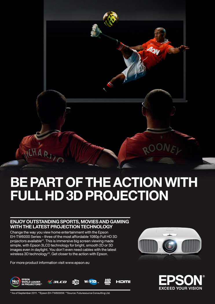 Epson / 3D projector campaign / 2012