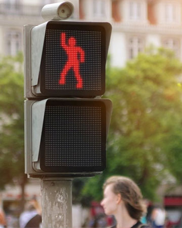 The dancing traffic lights